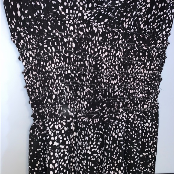 Max Studio V Neck Shirred Waist Jumpsuit - Picture 4 of 11